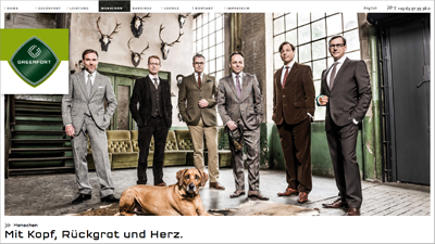 Auch diese Anwälte sind in Szene gesetzt. »Spezielle« Location, auf jeden Fall sehr individuell bei greenfort.de.