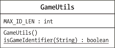 Statische Eigenschaften werden in der UML unterstrichen.