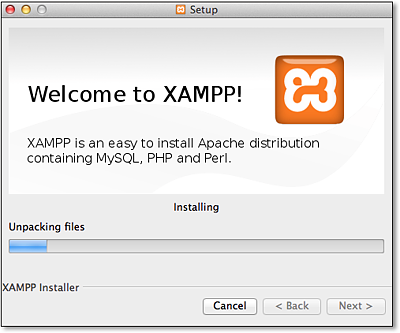 Das XAMPP-Paket für OS X installiert den Apache Webserver, die MySQL-Datenbank und die Programmiersprachen PHP und Perl.