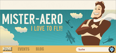 Mister Aero, das Maskottchen, mister-aero.com