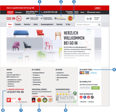 goin.de wurde mit dem Shop-Usability-Award ausgezeichnet.